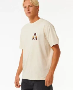T-shirt De Manga Curta Surf Revivial Peaking