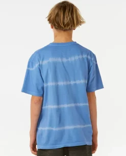 T-shirt De Manga Curta Tie Dye Lost Islands Rapaz