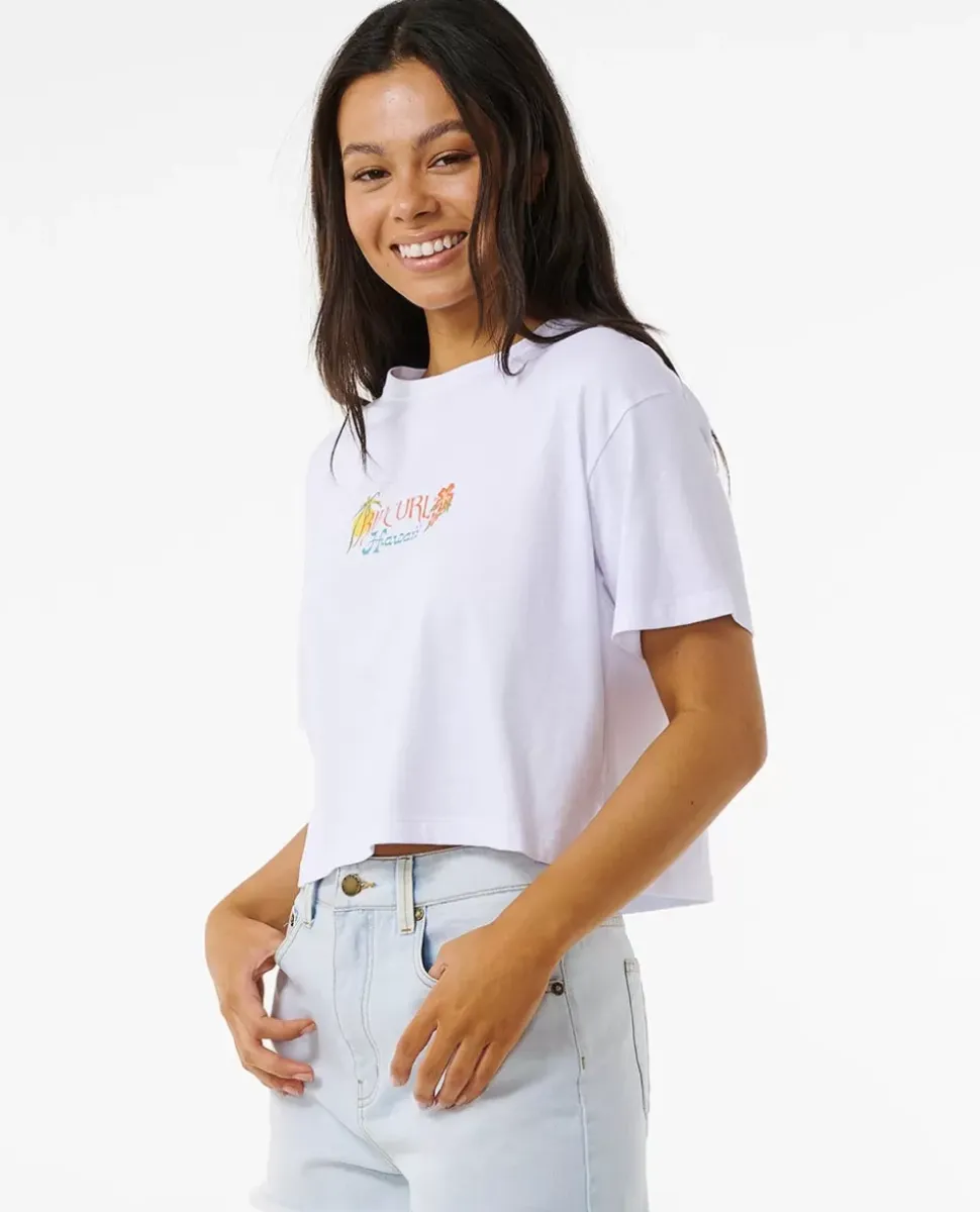 T-shirt Island Crop