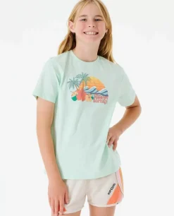 T-shirt Low Tide Para Rapariga