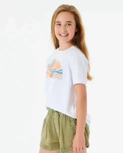 T-shirt Low Tide Para Rapariga