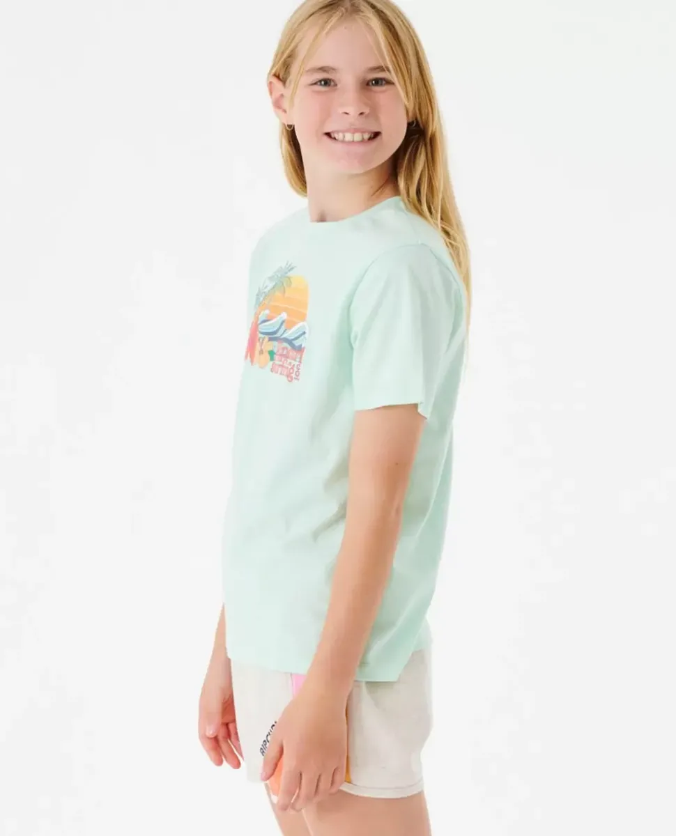 T-shirt Low Tide Para Rapariga