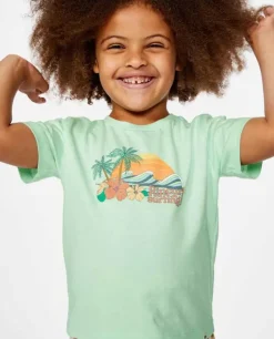T-shirt Mini Low Tide Padrão Para Rapariga