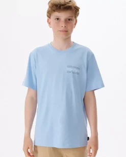 T-shirt Surf Revival Com Logótipo Para Rapaz
