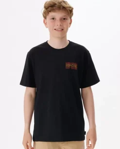 T-shirt Surf Revival Com Logótipo Para Rapaz