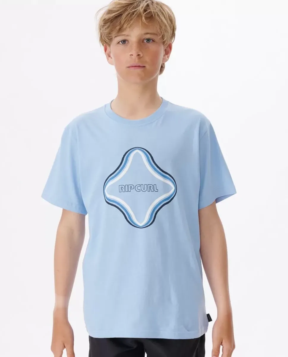 T-shirt Surf Vibrations Para Rapaz
