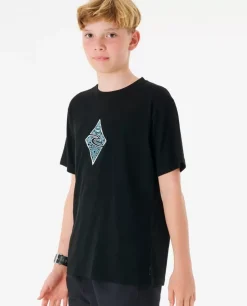 T-shirt Tube Heads Vert Para Rapaz