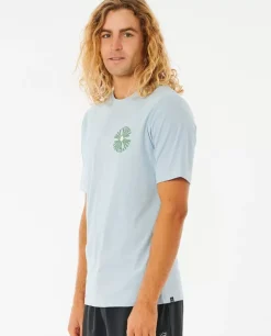 T-shirt UV Salt Water Culture Psyche Circles De Manga Curta