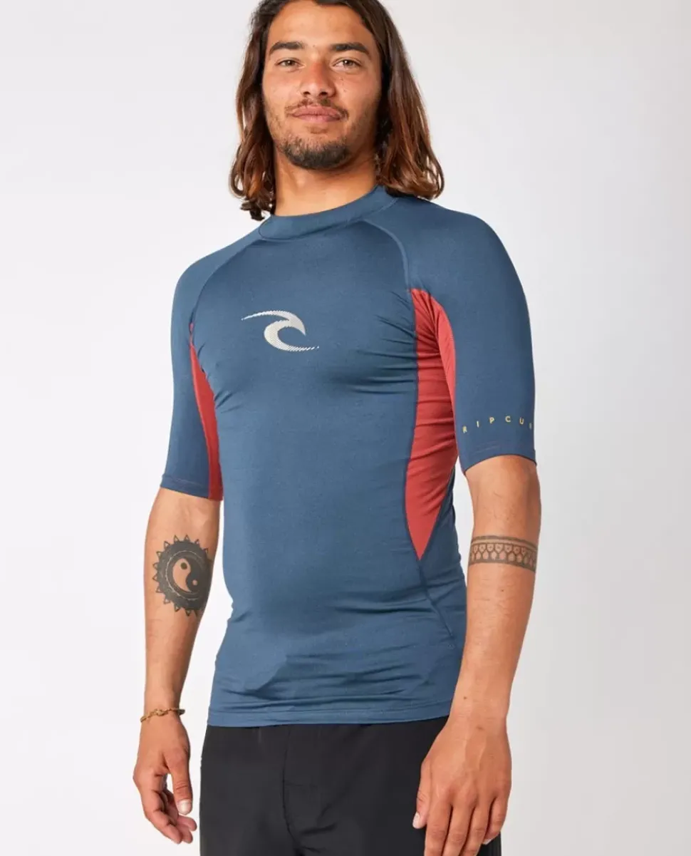 T-shirt UV Waves De Manga Curta
