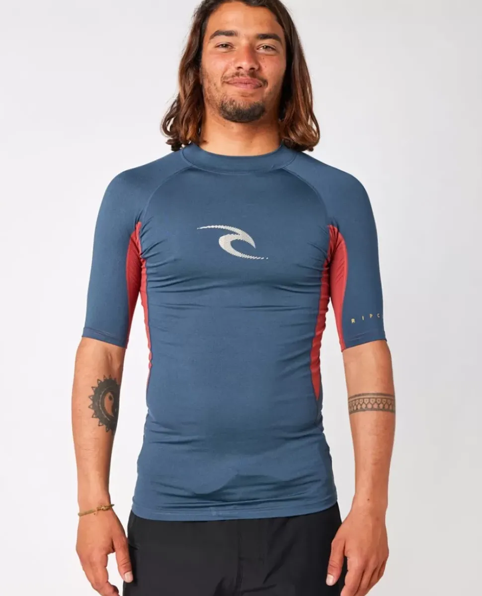 T-shirt UV Waves De Manga Curta